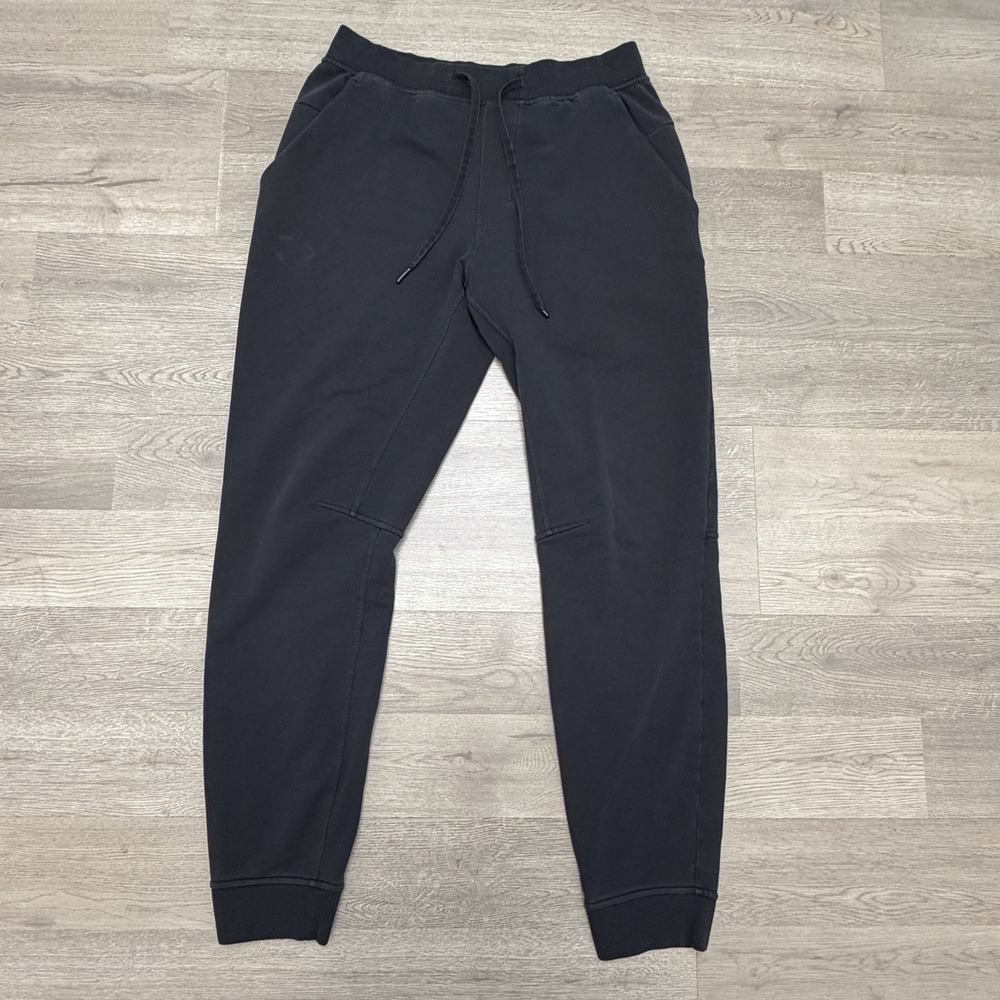Lululemon City Sweat Jogger Sweatpants Drawstring Black Mens Size Medium LM5543S